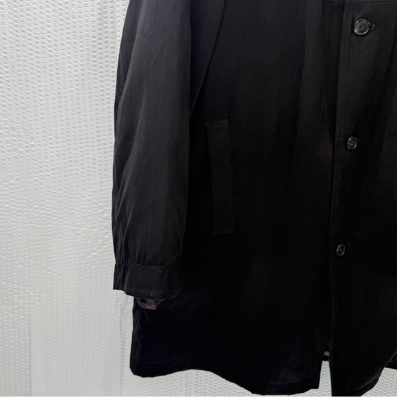 Newport Harbor Men’s L Chore coat Jacket Black Barn Canvas Ranch Zip Out Liner - Picture 5 of 17